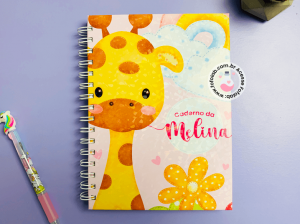 Caderno Infantil Capa Dura 15x21 4x0 A Definir Brilho ou Fosca 