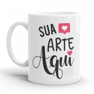 Caneca Personalizada Cerâmica 325ml 4x0 A Definir Premium 