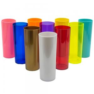 Copos long drink Plastico 330ml 4x0   