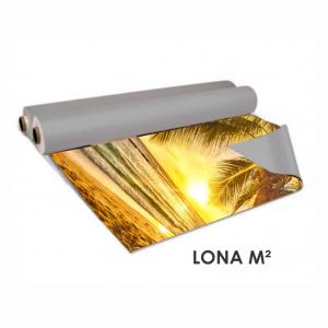 Lona Impressa Lona 440g  4x0 - UV Brilho Sem acabamento 