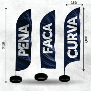 Wind banner Tecido Personalizado   Metalico, Fibra de Vidro, Plastico 